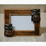 cadre-photo-en-bois-deco-hiboux-bruns